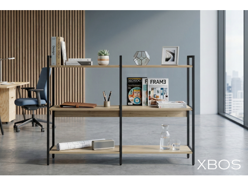 Стеллаж XBOS 3 полки (1180х400х952)