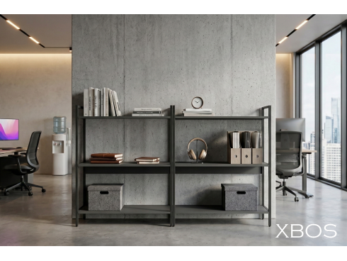 Стеллаж XBOS 3 полки (1580х400х952)