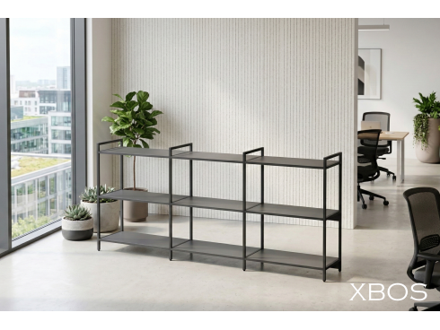 Стеллаж XBOS 3 полки (2360х400х952)
