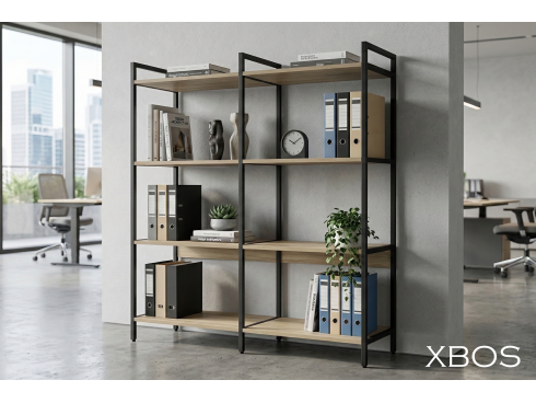 Стеллаж XBOS 4 полки (1180х400х1328)