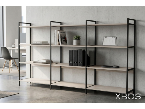 Стеллаж XBOS 4 полки (2360х400х1328)